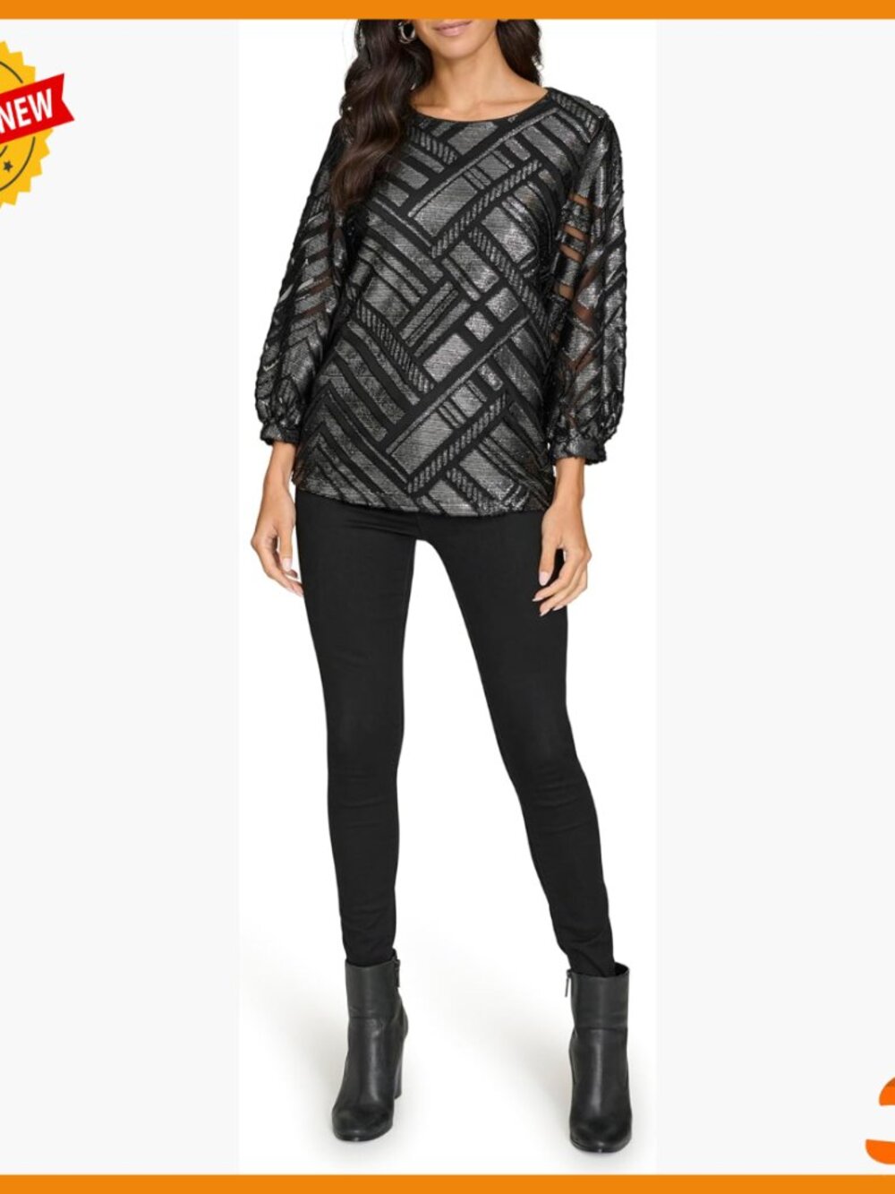 Long Sleeve Crew Neck T-Shirt Regular Fit Polyester Stretchable Top
